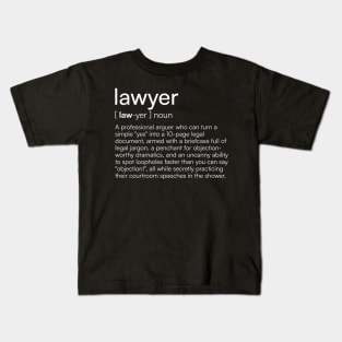 Lawyer definition Kids T-Shirt